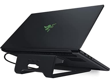Razer Laptop Stand Chroma: 3-Port USB 3.0 Hub - Ergonomic Design - Anodized Aluminum Construction - Customizable Chroma RGB Lighting - Matte Black - Image 3