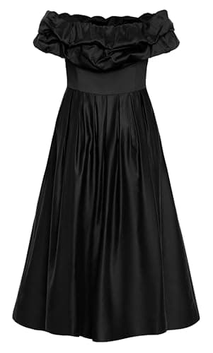 City Chic Women's Plus Size Mayah Dress, Black, 16 - Image 6
