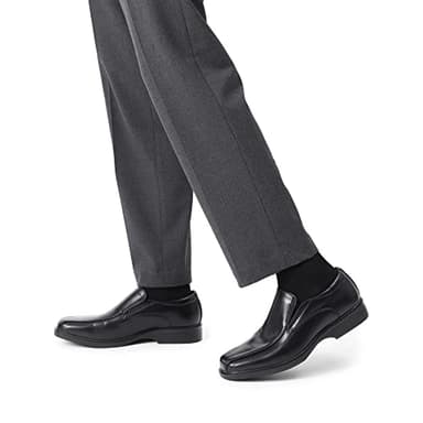 Bruno Marc Men's Square Toe Dress Loafers Shoes,Size 9.5,5-Black,CAMBRIDGE-05 - Image 7