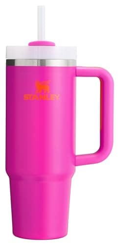 Stanley Quencher H2.0 Tumbler with Handle and Straw 30 oz | Flowstate 3-Position Lid | Cup Holder Compatible for Travel | Insulated Stainless Steel Cup | BPA-Free | Vivid Violet - Image 1