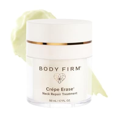 BODY FIRM Crepe Erase Neck Repair Treatment, Anti Aging Retinol Cream with Peptides, Shea Butter, Vitamin E, Squalane Oil, Wrinkle Cream for Crepey Skin Care and Firming Elasticity, 1.7 FL Oz - Image 1