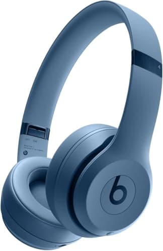 Beats Solo 4 - Wireless Bluetooth On-Ear Headphones, Slate Blue (Renewed Premium) - Image 1