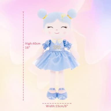 Arteeksdoll Baby Girl Gifts Plush Dolls Constellations Zodiac Doll Birthday Gift 17 inches Aquari - Image 2