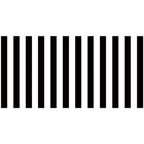 Fadeless Bulletin Board Paper, Fade-Resistant Paper for Classroom Decor, 48” x 50’, Classic Stripes-Black & White, 1 Roll