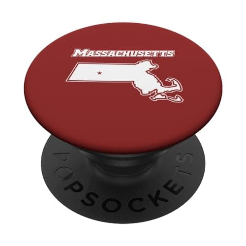 UMass Minutemen | Officially Licensed NCAA Merch | OCMAS06 PopSockets Adhesive PopGrip - Image 1