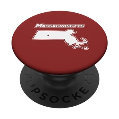 UMass Minutemen | Officially Licensed NCAA Merch | OCMAS06 PopSockets Adhesive PopGrip - Image 1