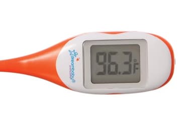Dreambaby Rapid Response Digital Thermometer with Fever Alert, Orange - Image 6