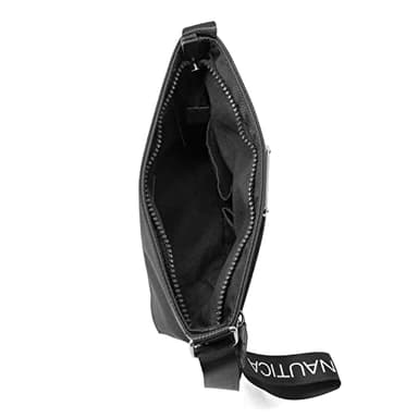 Nautica Diver Nylon Small Women's Crossbody Bag Purse with Adjustable Shoulder Strap, Black - Image 2