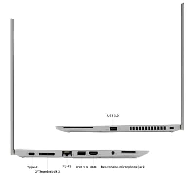 Lenovo ThinkPad T480s 14" FHD Business Laptop Computer, Intel Core i5-8350 up to 3.4 GHz, 16GB DDR4 RAM, 256GB SSD, CAM, Bluetooth, HDMI, Type-C, Windows 10 Pro, Silver (Renewed) - Image 5