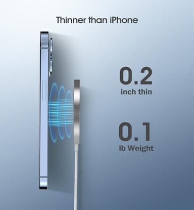 2 Pack Magnetic Wireless Charger for iPhone 16 Pro Max/16 Pro/16 Plus/16/15/15 Pro/15 Plus/15 Pro Max 15W Fast Mag Safe Charger Pad for iPhone 16/15/14/13/12 Series and AirPods 3/2/Pro 2/Pro - Image 2