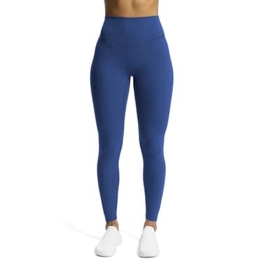 Aoxjox High Waisted Workout Leggings for Women Tummy Control Buttery Soft Yoga Metamorph Deep V Pants 26" (Bellwether Blue, Medium) - Image 4
