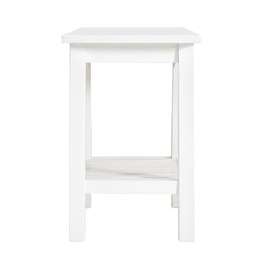 Alaterre Furniture Dorset Bench Stool with Storage – Multi-Functional and Space-Saving Wooden Seat with Bottom Shelf for Bathroom, Entryway, Bedroom, or Kitchen Seating & Organization - Image 9