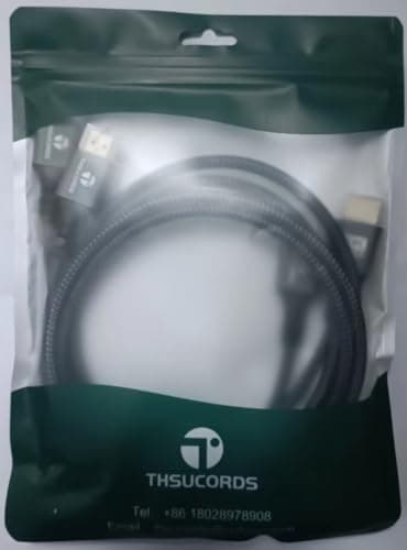 Thsucords 8K 4K HDMI Cable 3.3FT 2 Pack, High Speed Braided HDMI to HDMI 2.1 Cord Supports 8K@60Hz, 4K@120Hz 144Hz 48Gbps Compatible with Roku TV/PS5/HDTV/Blu-ray - Image 8