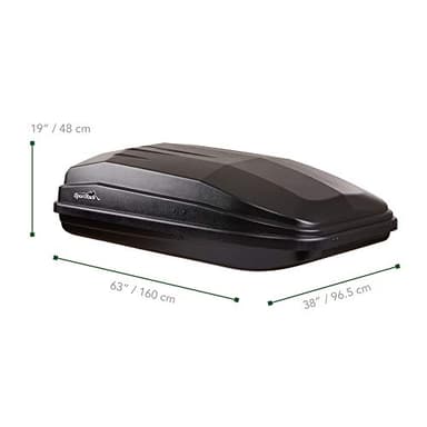 SportRack Vista XL Rear Opening Cargo Box,Black - Image 9