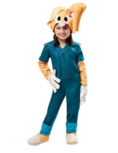Rubies Bugs Bunny Builders: Lola Bunny Costume for Toddlers, Girl's 4T - Image 1