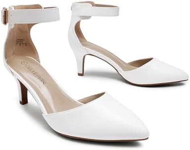 DREAM PAIRS Kitten Heel Low Heel for Women Closed Pointed Toe Pumps Wedding Party Sexy Dress Shoes Lowpointed - Image 5