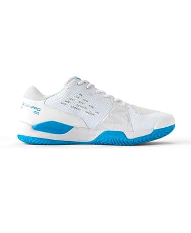 WILSON Men's Rush Pro Ace OZ Tennis Shoe, White/Atomic Blue, 9.5 - Image 4