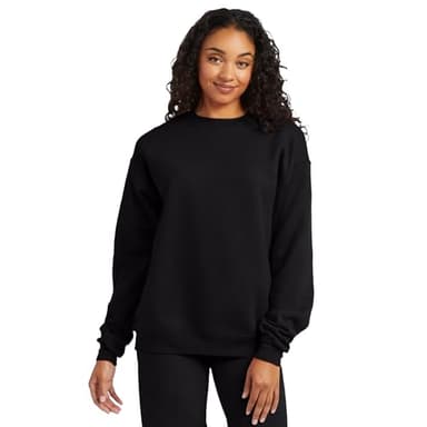 Hanes Men's EcoSmart Sweatshirt, Black, 2XL - Image 3