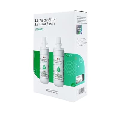 LG LT700P2 6-Month / 200 Gallon Refrigerator Replacement Water Filter, 2 Count (Pack of 1), White - Image 5