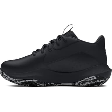 Under Armour Unisex Pre School Lockdown 7, (004) Black/Black/Metallic Silver, 3, US - Image 1