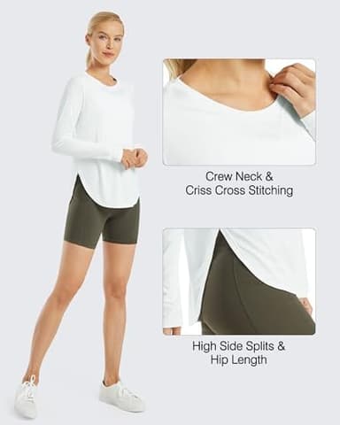 G4Free Women's UPF 50+ UV Shirts Long Sleeve Workout Sun Shirt Outdoor Gym Hiking Tops Quick Dry Lightweight - Image 4