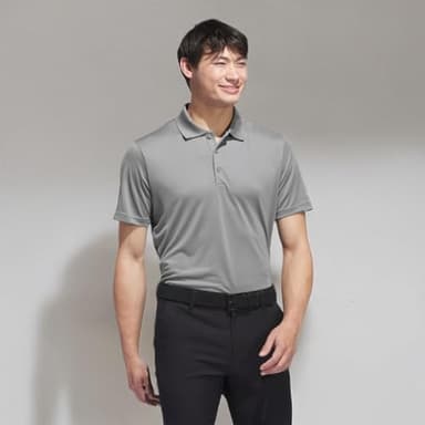 adidas Men's Adi Performance Polo Shirt, Grey Three, Large - Image 8