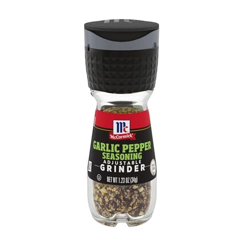 McCormick Garlic Pepper Seasoning Grinder, 1.23 oz (Pack of 6) - Image 1