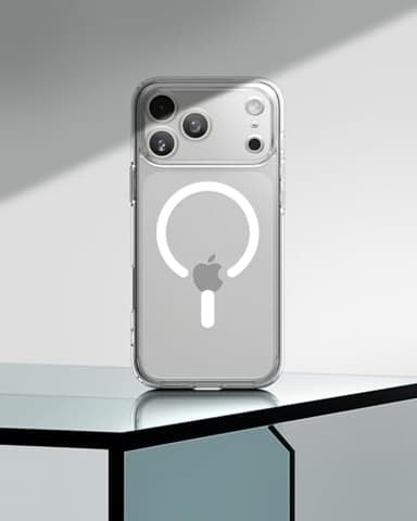 Spigen for iPhone 17 Pro Max Case, Ultra Hybrid MagFit [TPU Covered Camera Control] [Anti-Yellowing] [Compatible with Magsafe] - Clear - Image 7