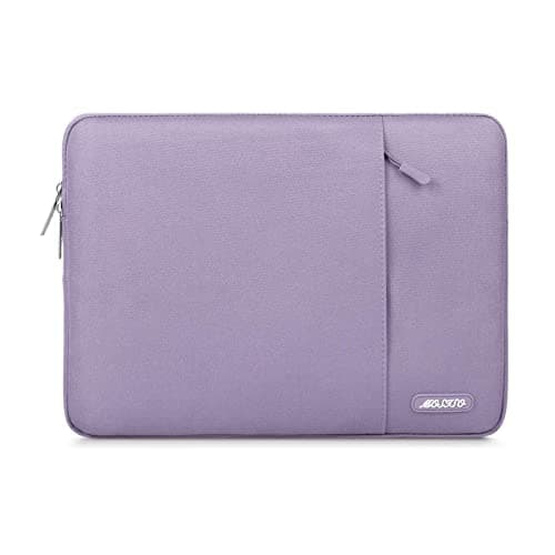 MOSISO Laptop Case 13 inch, 13 inch Laptop Sleeve Compatible with MacBook Air M4 M3 M2 M1 2025-2018 / Pro M2 M1 2025-2016, Polyester Vertical Computer Sleeve Bag with Pocket, Purple - Image 1