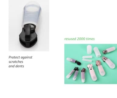 15 Packs Zipper Protector for Dryer, Button Protector for Washing and Drying, Protect Washer & Dryer Against Scratch and Noise - Image 3