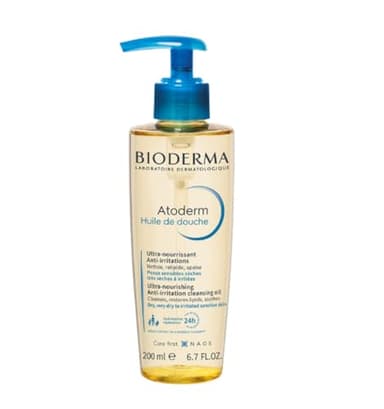 Bioderma - Atoderm - Cleansing Oil For Very Dry Sensitive Skin - Face and Body - Soothes Discomfort - 6.7 Fl Oz (Pack of 1) - Image 1