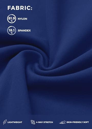 Willit Women's Yoga Pants Wide Leg Dress Work Pants Stretch Casual Pants Slacks with Pockets High Waist 28" Royal Blue L - Image 4