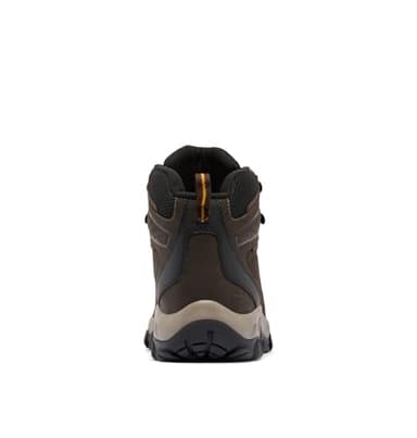 Columbia Mens Newton Ridge Plus II Waterproof Hiking Boot, Cordovan/Squash, 7.5 - Image 3
