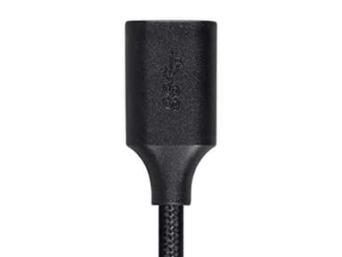 Monoprice USB 3.0 Premium Extension Cable - Type-A Male to Type-A Female, Braided Nylon Jacket, 6 Feet, Black - Image 6