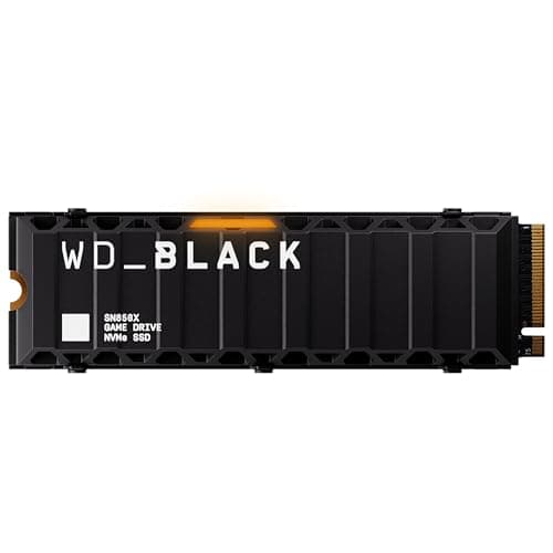 WD_BLACK 8TB SN850X NVMe Internal Gaming Solid State Drive with Heatsink - Works with PlayStation 5, Gen4 PCIe, M.2 2280, Up to 7,200 MB/s - WDS800T2XHE - Image 1