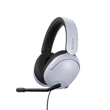 Sony INZONE H3 Wired Gaming Headphones With Mic, PS5 Headphones, Over-Ear, Personalized 360 Spatial Sound, Discord Certified MDR-G300 (White) - Image 1