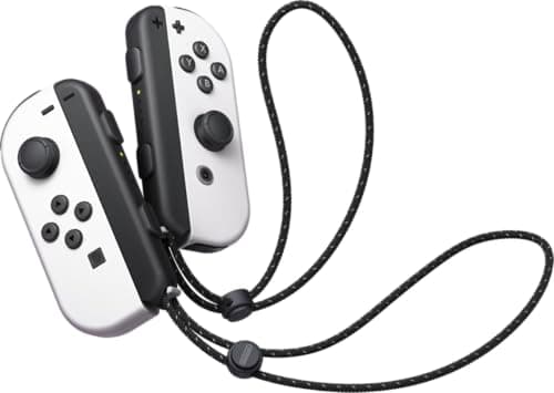 Nintendo Switch OLED White Joy-Cons (L/R) Pair (Renewed) - Image 1