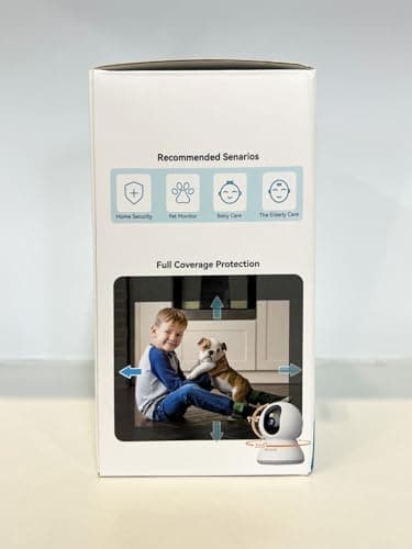 blurams Indoor Camera 2K, Cameras for Home Security 5G&2.4GHz, 360° Pet Camera w/Motion Tracking, Phone App, 2-Way Audio, IR Night Vision, Siren, Works with Alexa & Google Assistant - Image 12