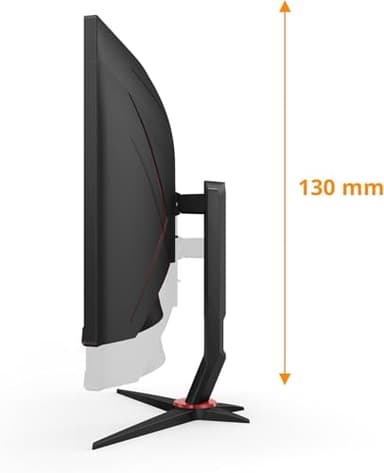 AOC CU34G2XP/BK Gaming Monitor - 34" WLED Curved Monitor - 180Hz Refresh Rate, 5ms Response Time (Renewed) - Image 5