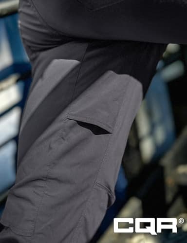 CQR Men's Vent Stretch Pants, Quick Dry Lightweight Casual Cargo Pants, Water Resistant Straight-Fit Utility Work Pants, Sedona Charcoal, 38W x 32L - Image 9
