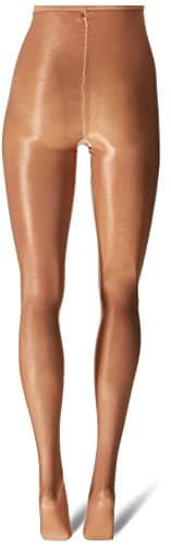 Danskin Women's Shimmery Footed Tight, Classic Light Toast, C - Image 4