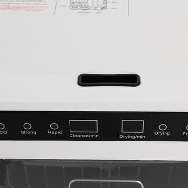 Portable Countertop Dishwasher, 110V 800W Mini Dishwasher with 6L Built-in Water Tank, 4 Washing Programs Countertop Dishwasher 158°F High-Temp & Air-Dry Function for Apartments Kitchen Dorm - Image 7