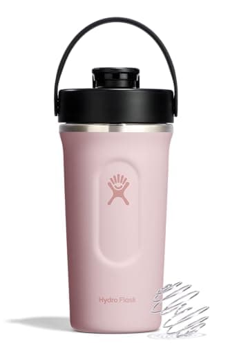 Hydro Flask 24 Oz Insulated Shaker Bottle Trillium Pink - Image 1