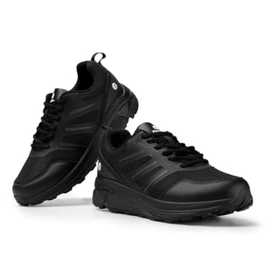 FitVille Extra Wide Sneakers for Men with Wide Toe Box Lightweight Running Shoes for Diabetic Men, Flat Feet, Heel Pain & Plantar Fasciitis Relief - Image 2