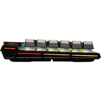 Corsair K100 RGB Mechanical Gaming Keyboard - Cherry MX Speed RGB Silver Keyswitches - PBT Double-Shot Keycaps - Elgato Stream Deck and iCUE Compatible - QWERTY NA Layout - Black - Image 8