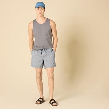 Amazon Essentials Slim-Fit Men's Tank, Grey, Large - Casual Wear - Image 5