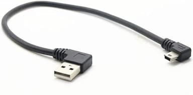 LBSC Mini USB Cable USB Male to Male Mini b Cable Right Angle 90 dgree USB Extension Mini USB Cord for Kodak Canon ELPH Nikon coolpix Camera ps4 ps3 Controller Garmin GPS Charger Cable - Image 2