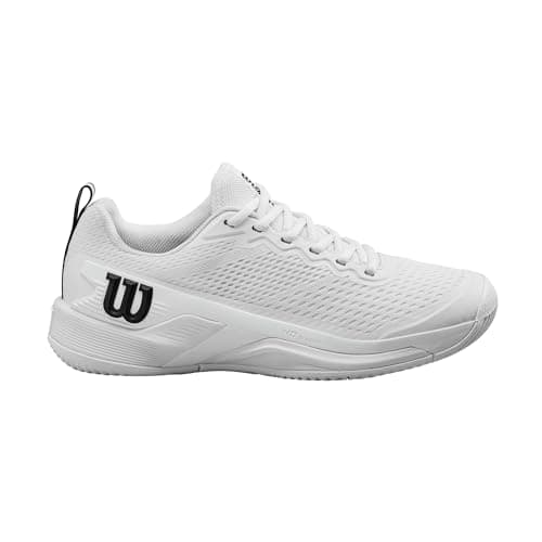 Wilson Rush Pro 4.5 Men's Tennis Shoe, White/Black, Size 9
