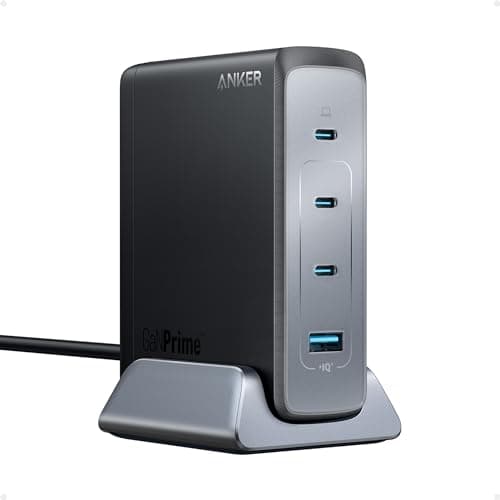 Anker Prime USB C Charger, 240W 4-Port Fast Compact GaN Charger for MacBook Pro/Air, iPhone 16/15/Pro, iPad Pro, Galaxy S23/S22 and More - Image 1