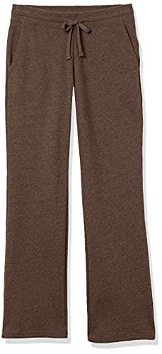 Amazon Essentials Women's Straight Leg Sweatpants with Drawstring for Women, Fleece - (Available in Plus Size), Chocolate, X-Small - Image 5